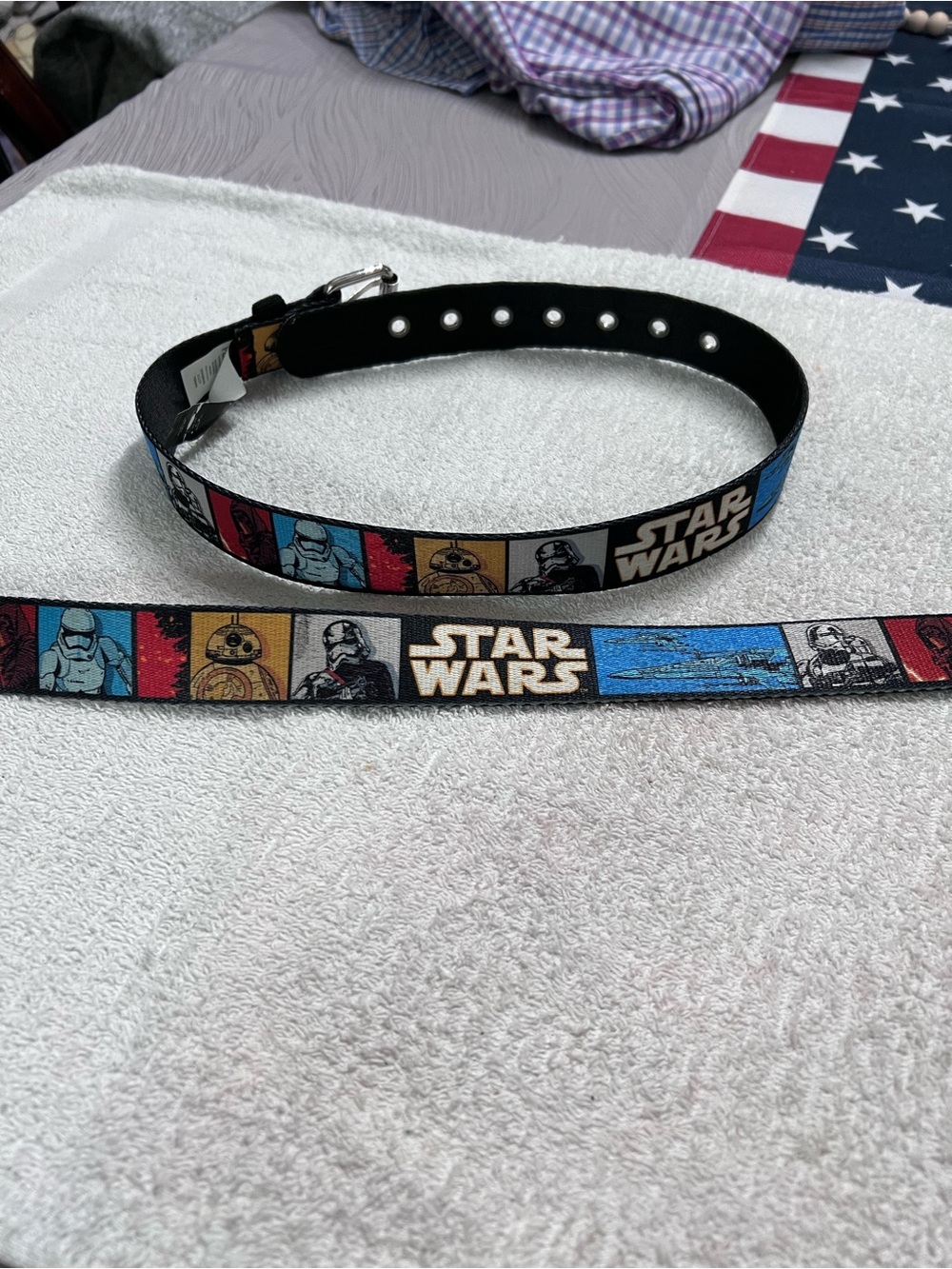 NWOT Star Wars The Force Awakens Kids Belt S/M 22-26 The Children’s Place Disney
